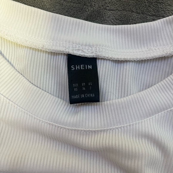 White Tie Up Crop Top - Picture 2 of 2